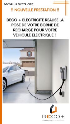 POSE BORNE RECHARGE ELECTRIQUE VEHICULE